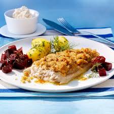 Welsfilet Mit Meerrettichkruste Rezept Welsfilet Rezepte Hauptgericht