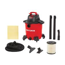 Vacuum filters help stop dirt and debris from entering your vacs motor and may help increase longevity and maintain consistent performance. 9 Gal 4 25 Peak Hp Wet Dry Vac With Attachments Cmxevbe17590 Craftsman