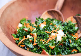Everyday Kale And Apple Salad With Maple Mustard Dressing Floating Kitchen Recipe Kale Salad Healthy Food Options Raw Food Recipes