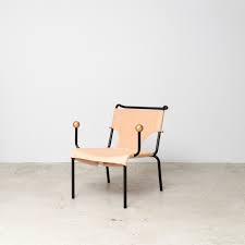 The Bola De Latao Chair Features A Striking Design With Each Front Leg Capped With Leather Dining Room Chairs High Back Dining Chairs Blue Chairs Living Room