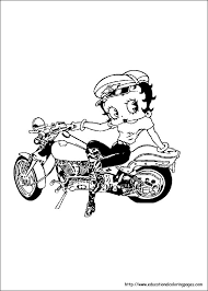Betty boop background collection 78. Betty Boop Coloring Pages Free For Kids
