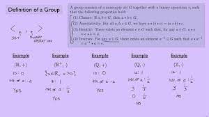 Abstract Algebra 1 Definition Of A Group Algebra 1 Binary Operation Algebra