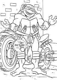 According to ancient books and documents, the ninja were very adept at spying and gathering classified information, and they also skillfully arranged sabotage. Teenage Mutant Ninja Motorcycle Coloring Pages For Kids Printable Free