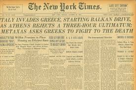 Daily greek language newspaper featuring politics, economy, world news, culture, sports daily evening newspaper published in athens, greece. Members Of Congress Introduce Resolution Commemorating Greece S No To Italians The Pappas Post