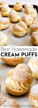 Cream Puffs Are Made From A Choux Pastry Aka Pate A Choux Which Is Just A Light Pastry Dough Made In 2020 Homemade Cream Puffs Cream Puff Recipe Best Dessert Recipes