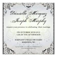 Fancy Gothic Bats Halloween Wedding Invitation Zazzle Com Halloween Wedding Invitations Gothic Wedding Invitations Wedding Invitations