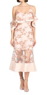 Alice Mccall Off The Shoulder Ruffled Dress Cocktail Dress