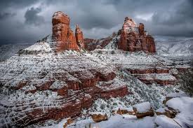 Snow On The Sedona Mittens Arizona By Michael Wilson 500px Arizona Adventure Vacation Sites Sedona