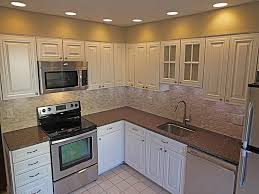 White Kitchen Brown Cabinets To Go Affordable Kitchen Remodeling Affordable Kitchen Cabinets Kitchen Design