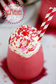 Skinny Red Velvet Shake Mom On Timeout Winter Breakfast Yummy Drinks Coconut Recipes