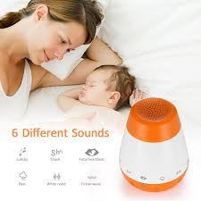 White Noise Sound Machine Portable Sleep Therapy For Home Office Baby Travel 6 Relaxing Soothing Nature Sounds Battery Operated Usb Auto Off Timer Walmart Com