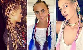 How Celebrities Are Getting Ready For Burning Man Cara Delevingne Hair Burning Man Hair Cara Delevingne