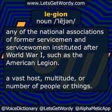 Legion 01 09 2017 Gfx Definition Of The Day Definitions Nouns Day