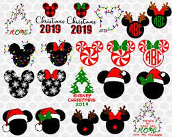 My 1st disney christmas svg cut file set including svg, eps, dxf, jpeg, and png formats for cricut, silhouette, and brother scanncut machines overview: Mickey Christmas Svg Etsy Disney Christmas Diy Mickey Christmas Christmas Applique Designs