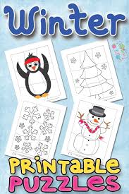 Print as many as you like, and come back later for more. Printable Winter Puzzles For Kids Itsybitsyfun Com