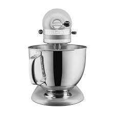 Die kitchenaid artisan mini küchenmaschine 5ksm3311x wird aus eisen hergestellt und bietet das bekannte zubehör. Refurbished Kitchenaid 5ksm125bfg Artisan 4 8l Stand Mixer Matte Grey A2 5ksm125bfg Appliances Direct
