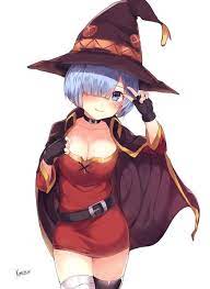 rem x megumin kimoshi のイラスト pixiv レム リゼロ レム リゼロ 蕾姆 めぐみん この素晴らしい世界に祝福を このすば マント 魅惑の谷間 アニメのネコ かわいいアニメガール レム かわいい