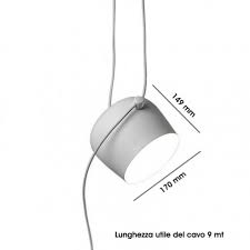 Flos aim apparecchio di illuminazione da terra a a sospensione. Flos Aim Small Con Cavo E Spina A Prezzo Scontato Su Ap Illuminazione