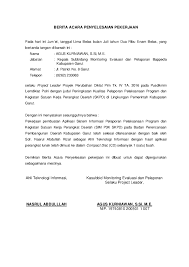 Contoh Berita Acara Serah Terima Pekerjaan Proyek Aneka Macam Contoh