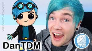 380.68 kb, 1024 x 1024. How To Draw Dantdm Chibi Step By Step The Diamond Minecart Minecraft Gamer Youtube