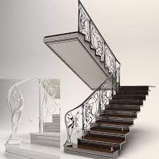 3d Model Max Stair Free Dowload Stairs 3d Model Model