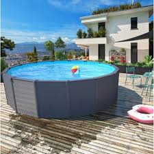 Piscine Tubulaire Graphite Intex Diam 4 17 X H 1 09 M Leroy Merlin En 2020 Piscine Tubulaire Piscine Amenagement Piscine