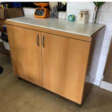 French boulle style marble top corner cabinet. Kitchen Cabinet With Marble Top Furniture Home Living Bathroom Kitchen Fixtures On Carousell