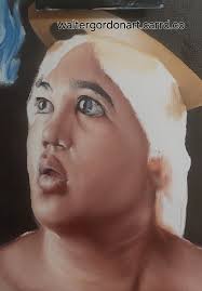 Portrait Painting WIP, Oil