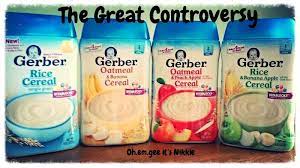 Oh Em Gee It S Nikkie The Great Controversy Rice Cereal Cereal In Baby Bottle Baby Cereal Rice Cereal Baby