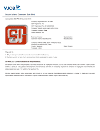 Berisi contoh surat pribadi pendek untuk sahabat, teman, orang tua, keluarga, dan untuk guru singkat. South Island Garment Sdn Bhd Company Profile