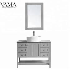 Vama 42 Inch Wooden Bathroom Cabinet With Glass Top And Round Wash Hand Basin 756042 Buy Bathroom Vanity Cabinet Modern Bathroom Cabinet Bathroom Sink Cabinet Basin Ceramics Product On Alibaba Com