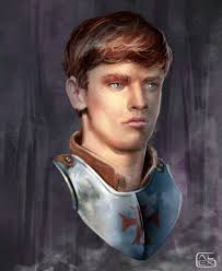 Medieval knight's sacrifice in battle