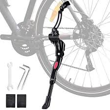 Oziral Fahrradstander Fur 24 29 Zoll Faltbarer Einstellbarer Anti Rutsch Gummi Fuss Aluminiunlegierung Seitenstander Fur Mountainbike In 2020 Klapprad Rennrad Fahrrad