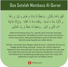 Namun, apakah setiap membacanya kita sudah melakukan adab dengan baik dan benar? Doa Setelah Membaca Al Quran Dilengkapi Pdf Qur An Doa Quran