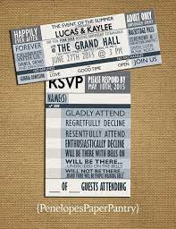 Concert Ticket Wedding Invitation Template Lovely Gray Concert Ticket Wedding In Ticket Wedding Invitations Wedding Invitation Templates Concert Themed Wedding