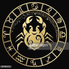 Loyal and nurturing, cancerians could be the hufflepuffs of the zodiac signs, if only they weren't so moody and dramatic. Golden Zodiac Sign Cancer Vector Clipart Image