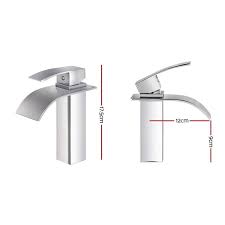 4''bathroom sink basin faucet brushed nickel lavatory vanity mixer tap 2/3 holes. Cefito Vanity Taps Bathroom Mixer Taps Faucet Basin Sink Brass Wels Silver Buy Vessel Taps 9350062159682