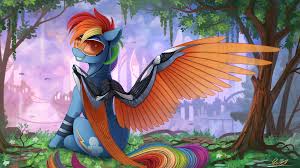 Rainbow dash claims to be the fastest flier in all of equestria, and she isnt just boasting. Wallpaper Illustration Anime Dragon My Little Pony Rainbow Dash Jungle Comics Mythology Screenshot Fictional Character 2500x1406 Ludendorf 16686 Hd Wallpapers Wallhere