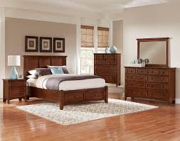 Value priced solid wood bedrooms. Bonanza Full Mansion Bed With Storage Footboard Cherry By Vaughan Bassett Nis207434732 Wright Furniture Flooring