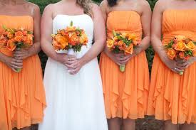 Lime green is a bright green named after the color of the skin of limes. Orange And Lime Green Wedding Party Ideas Photo 1 Of 17 Orange Wedding Colors Orange Bridesmaid Orange Bridesmaid Dresses