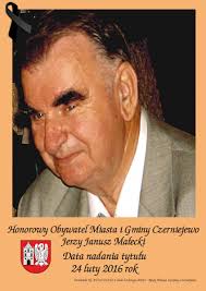 Z ogromnym żalem zawiadamiamy o śmierci Honorowego Obywatela Miasta i Gminy  Czerniejewo