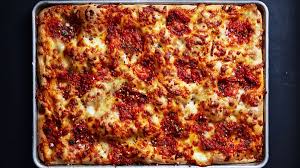 Classic Mozzarella Grandma Pie Recipe Grandma Pie Tomato Pizza Sauce Making Homemade Pizza