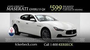 Total due at lease signing includes a down payment, first month's payment and acquisition fee. How Much Does A Maserati Cost 599 Per Month Youtube