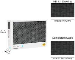 Choose from a variety of amazon puzzle options with different sizes, number of pieces, and board material. Amazon Com Tinyouth 1000 Pieces All Black Puzzle For Adults 42cmx29 7cm Black Hell Jigsaw Puzzles 2mm Mini Cardboard Puzzle Family Puzzle Game Stress Reliever Difficult Challenge Puzzle For Kids Adults Toys