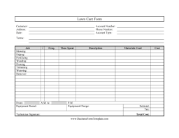 In this case, it includes people management, equipment use and care, customer service, paperwork, and safety issues. Lawn Care Form Template Lawn Care Business Lawn Care Lawn Mower Maintenance