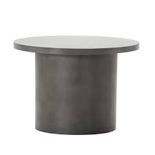 Each may vary in exact wood tones, grain, and natural sleek and contemporary, this accent table features a black concrete look atop a brushed nickel stainless steel base.read more. House Doctor Stone Concrete Side Table Connox