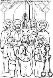 Litany of the saints prayer cards: All Saints Day Coloring Pages Coloring Home