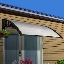 Instahut Door Canopy 1x1m Outdoor Porch Window Awning Shelter Shade Door Awnings Awning Shade Window Awnings