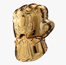 Avengers marvel endgame red infinity gauntlet electronic fist roleplay toy with lights and sounds for kids ages 5 and up. Infinity Gauntlet Metallic Gold Cosbaby Hd Png Download Transparent Png Image Pngitem