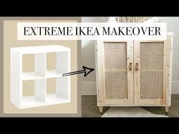 Extreme Ikea Makeover Ikea Kallax Caning Diy In 2020 Ikea Makeover Kallax Ikea Ikea Diy